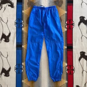 Vintage 90s Men’s Nike Swishy Sweatpants Size Medium Blue Gym Workout Lift Light